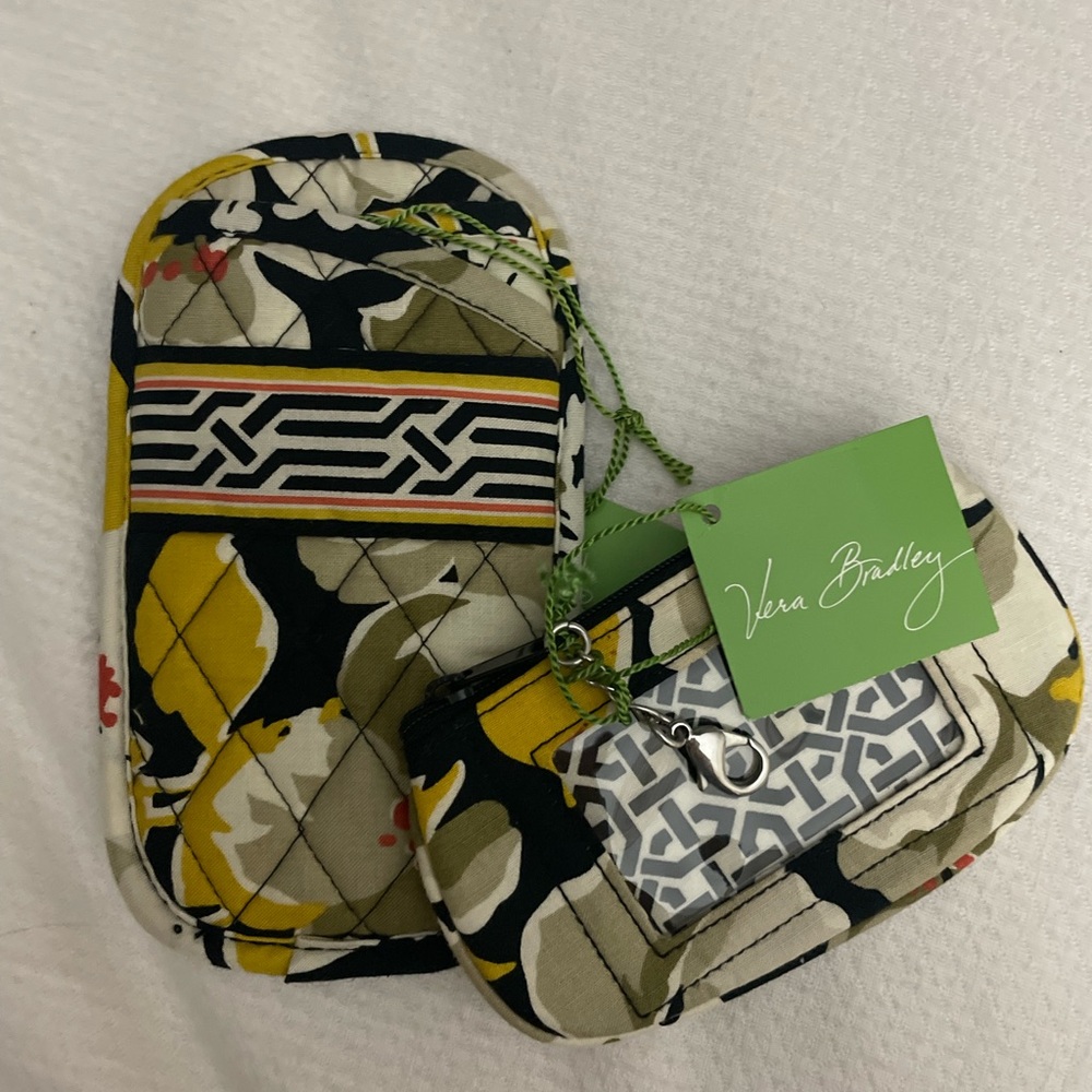 Vera Bradley - eyeglass holder and mini change purse set
